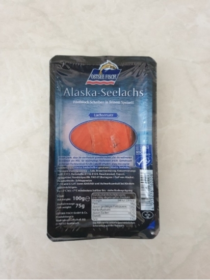 Picture of ALASKA POLLOCK SLICES SALMON PKTS 100GR